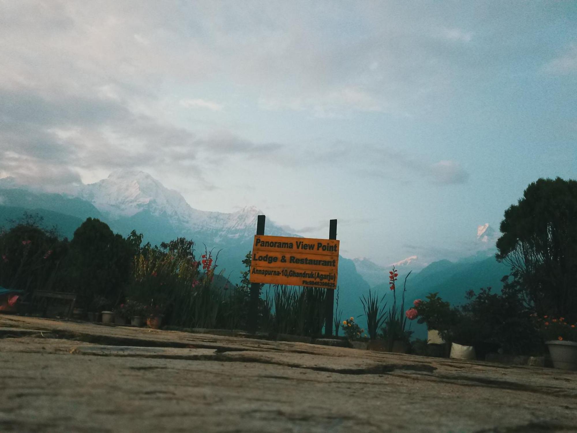 Panorama View Point Lodge And Restaurant, Annapurna-10, Ghandruk ,Agarju Astam Exterior foto